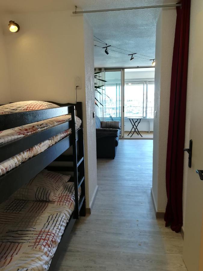 Studio cabine VUE PORT avec piscine, parc, boulodrome et parking privé Agde Exterior foto
